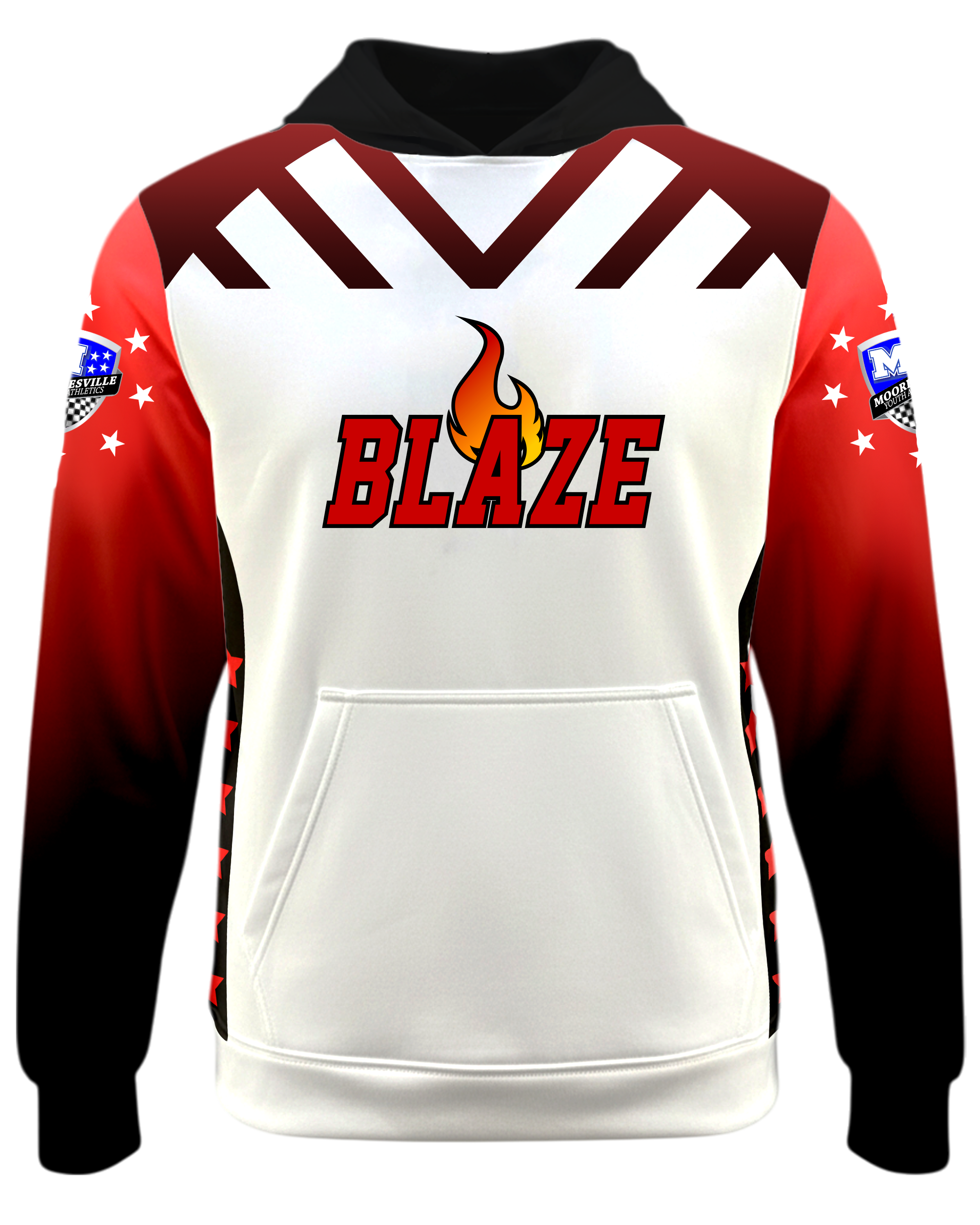 Brushed Peformance Fleece Hoodie w/ Front Pocket