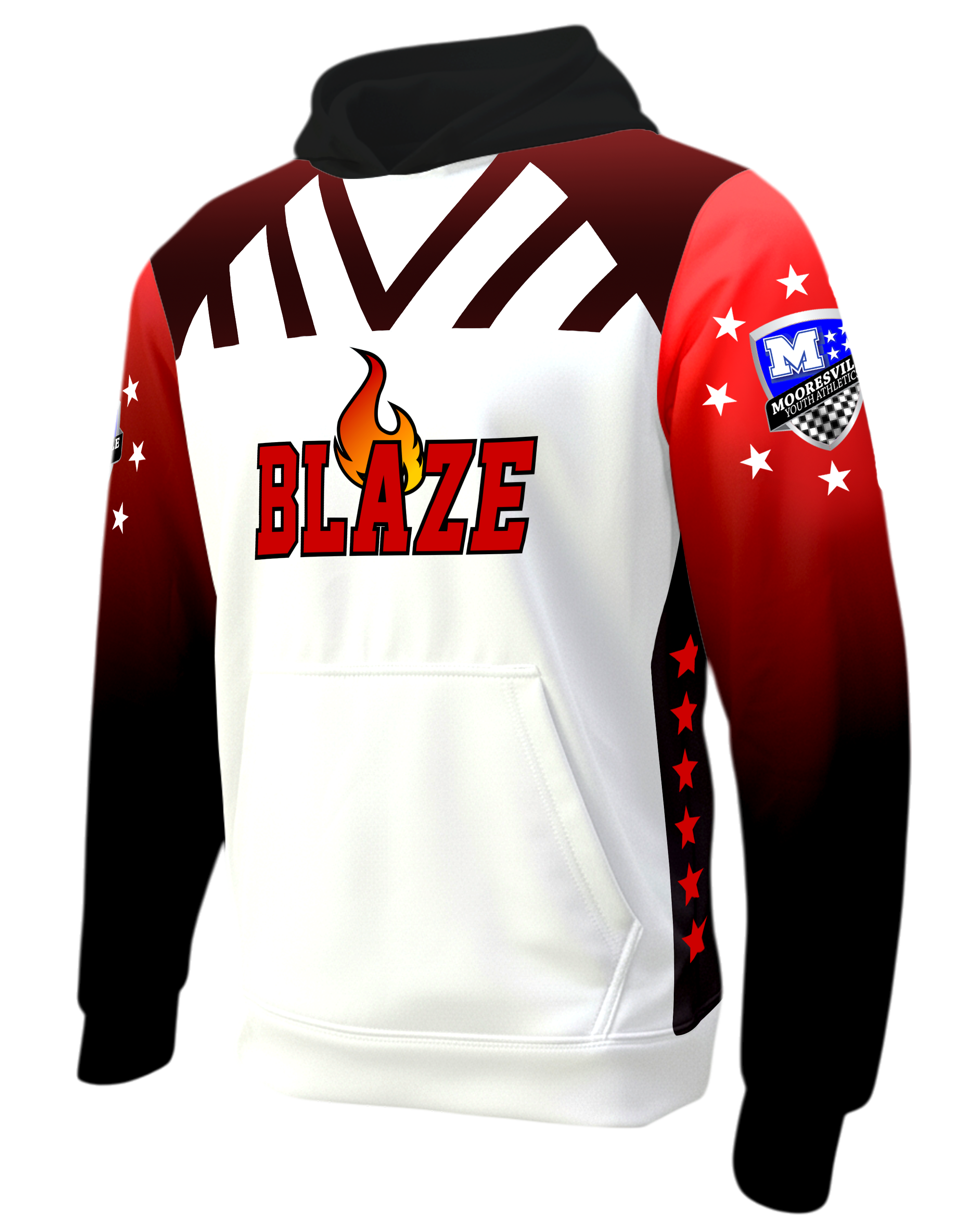 Brushed Peformance Fleece Hoodie w/ Front Pocket