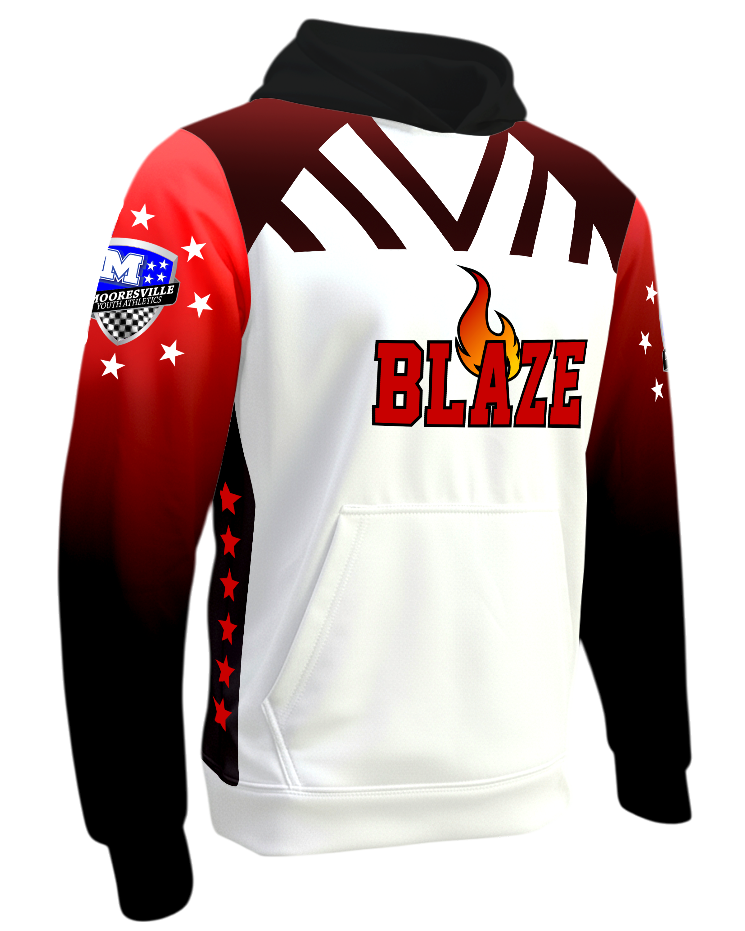 Brushed Peformance Fleece Hoodie w/ Front Pocket