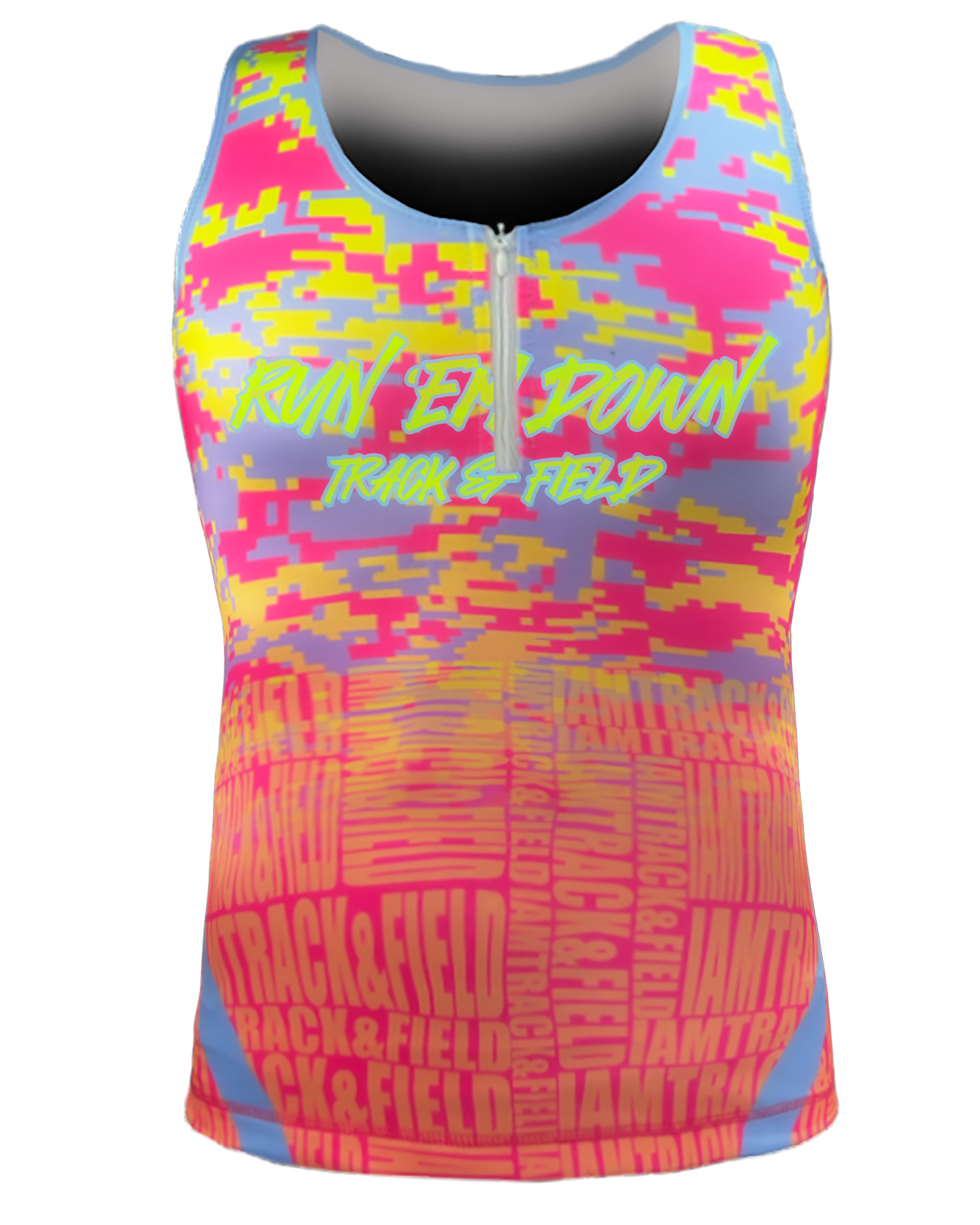 Racerback Compression Tank w/ 1/4 Zip