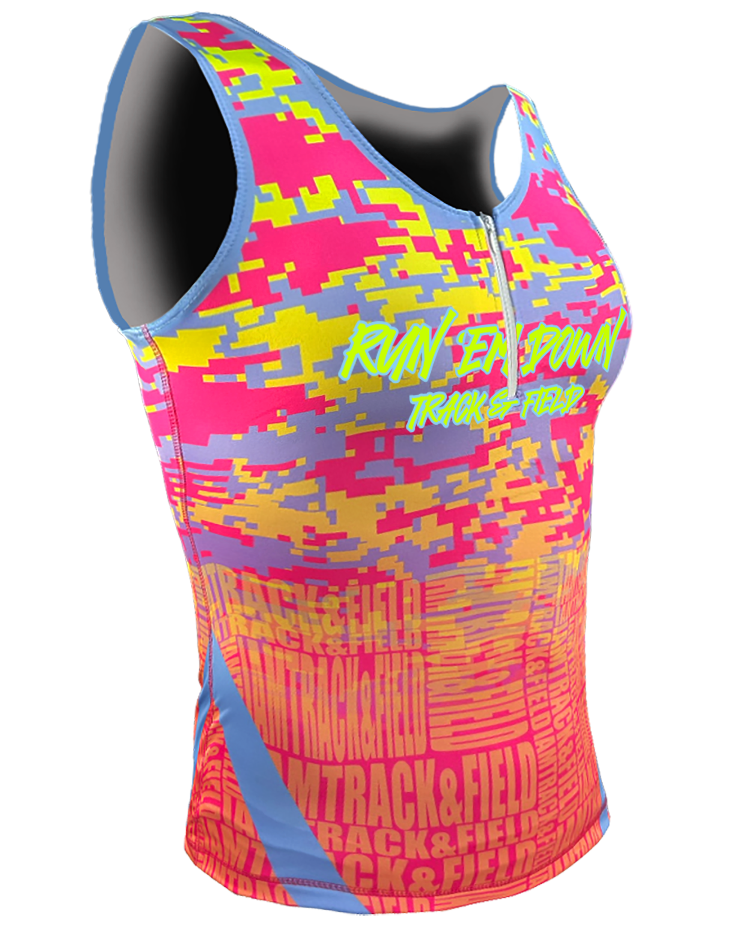 Racerback Compression Tank w/ 1/4 Zip
