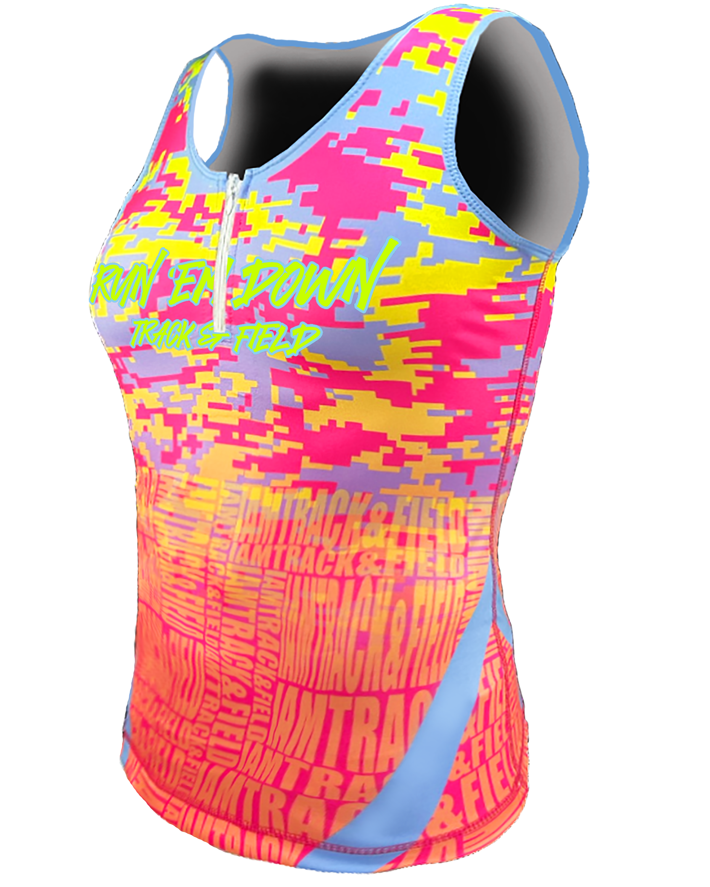 Racerback Compression Tank w/ 1/4 Zip