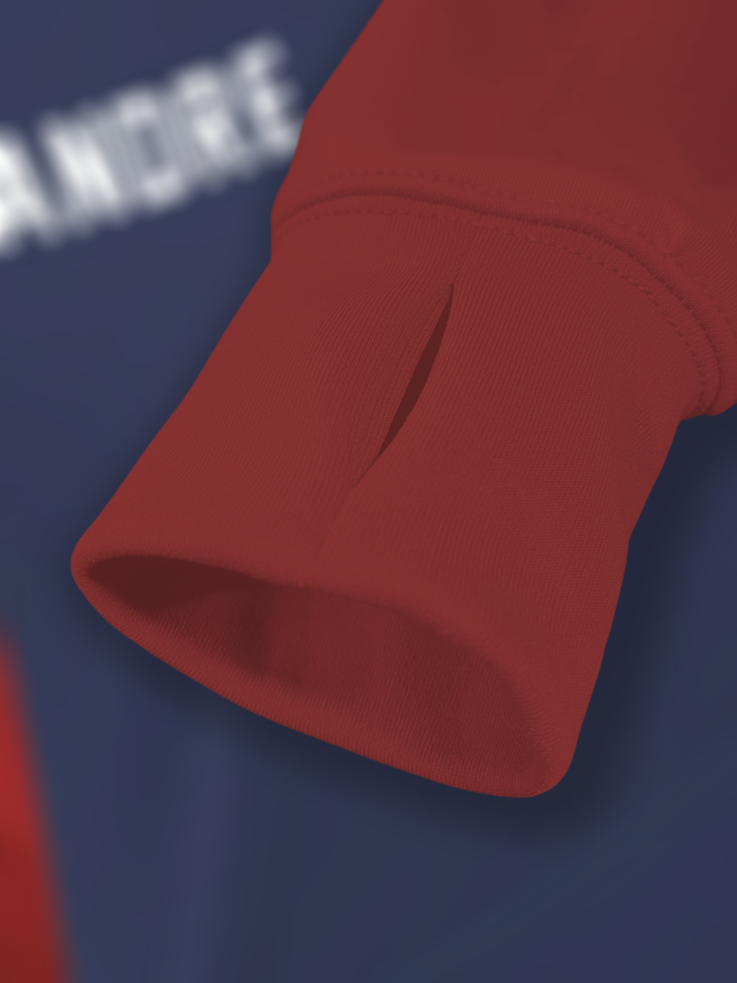 Cotton 1/4 Zip Fleece Hoodie w/ Front Pocket