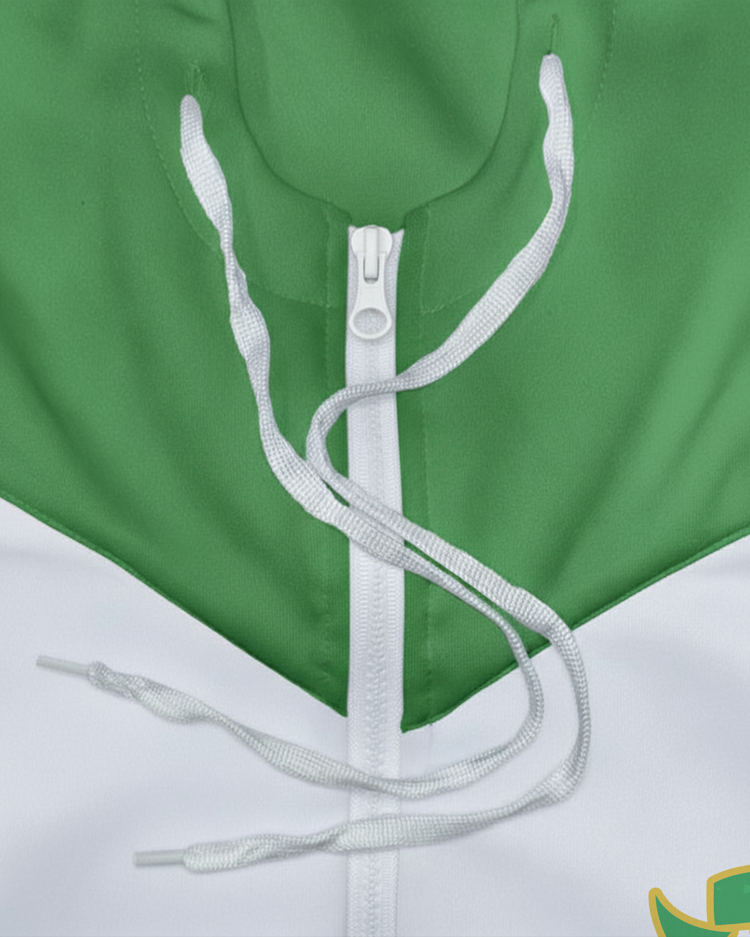 Cotton Full Zip Fleece Hoodie w/ Front Pocket