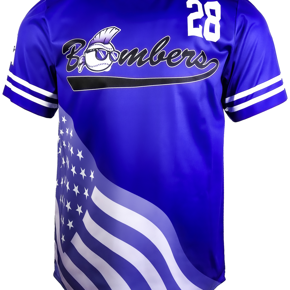 Short Sleeve Crew Neck Baseball Jersey - Tier One Apparel