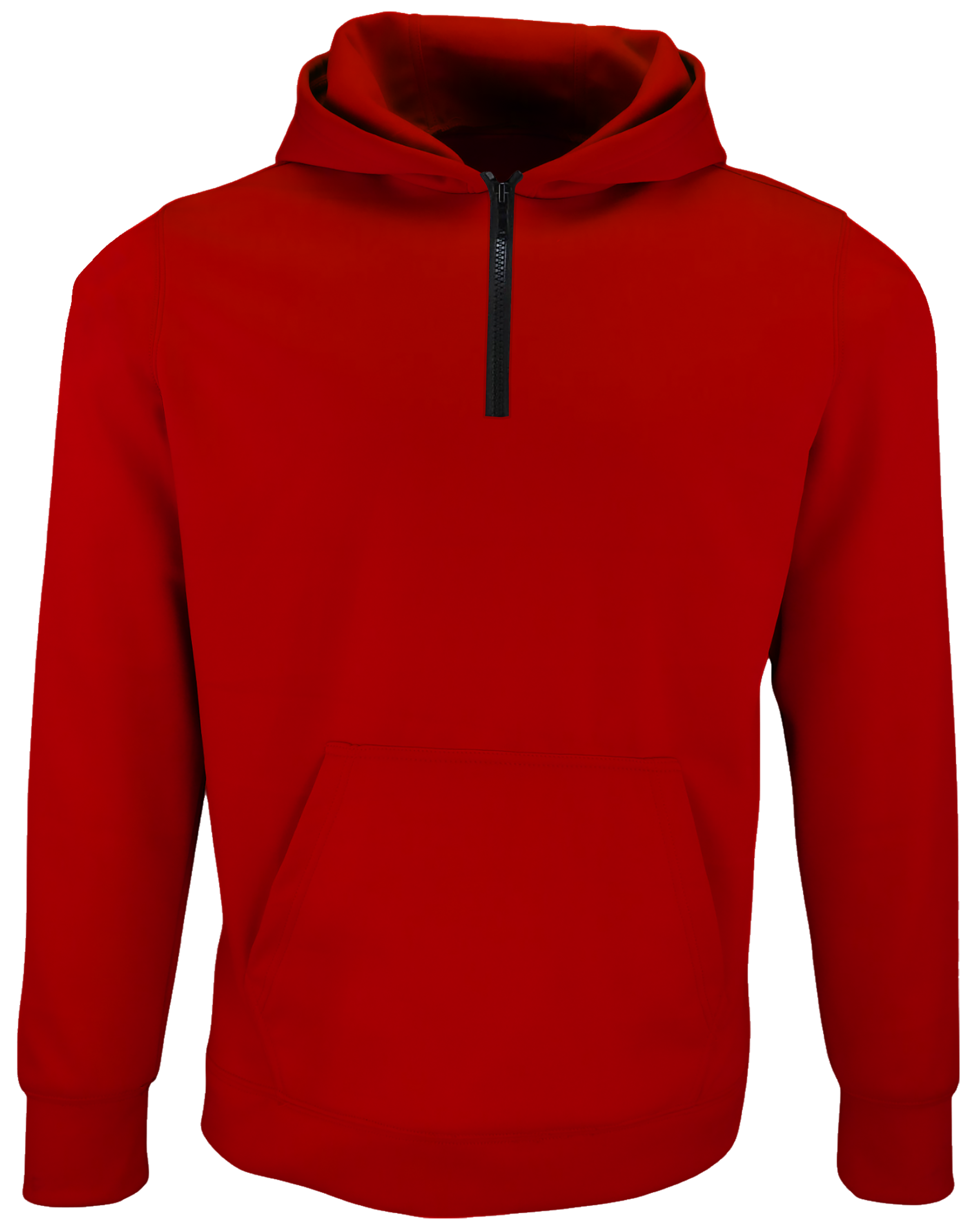 DYED Heavy Performance 1/4 Zip Fleece Hoodie  w/ Front Pocket