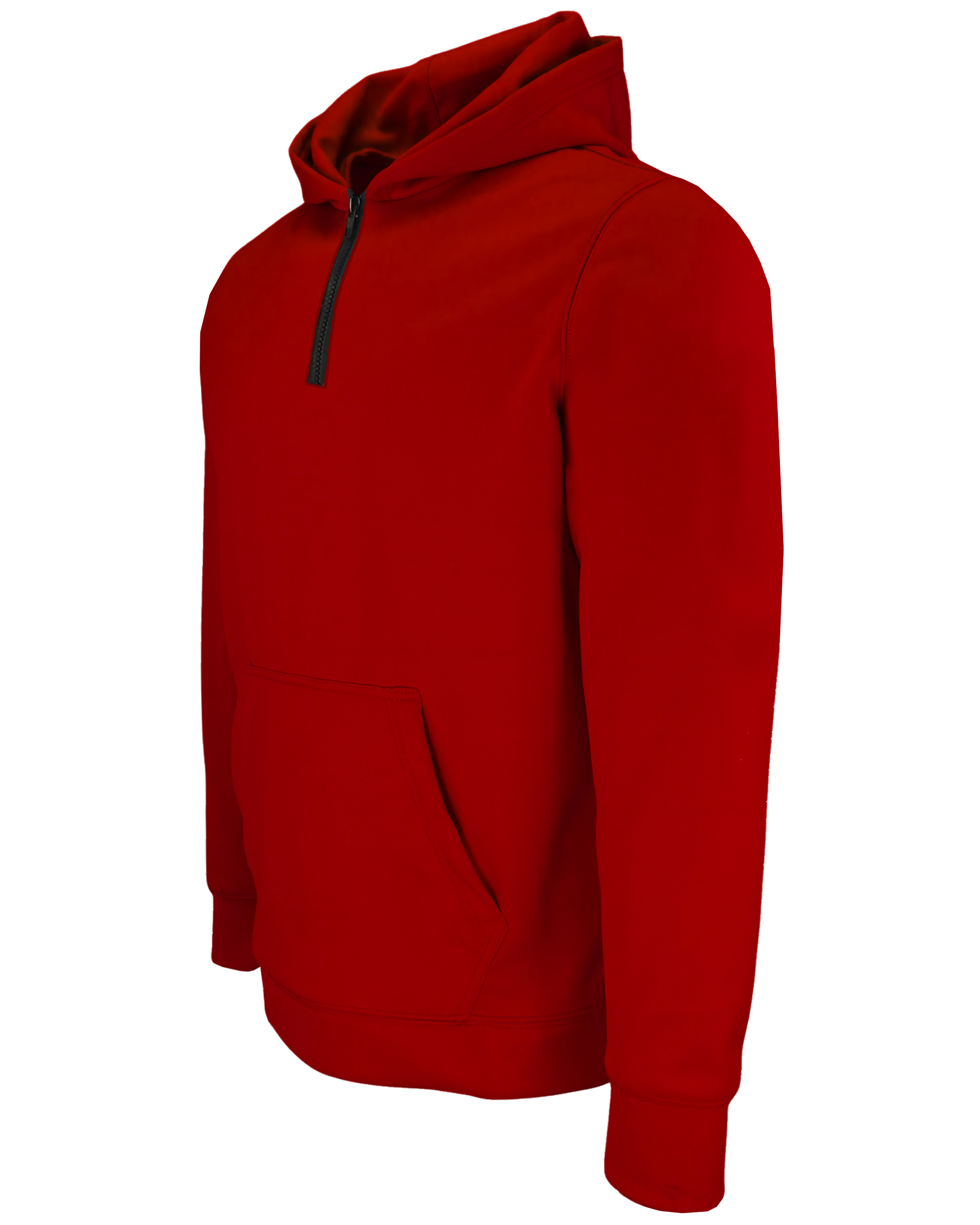 DYED Heavy Performance 1/4 Zip Fleece Hoodie  w/ Front Pocket