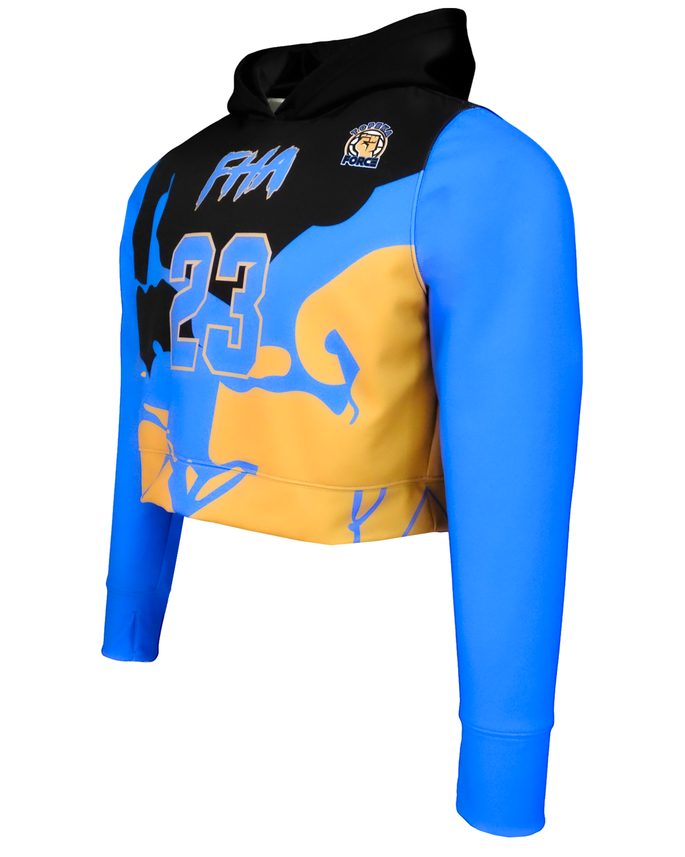 Performance Crop Top Hoodie