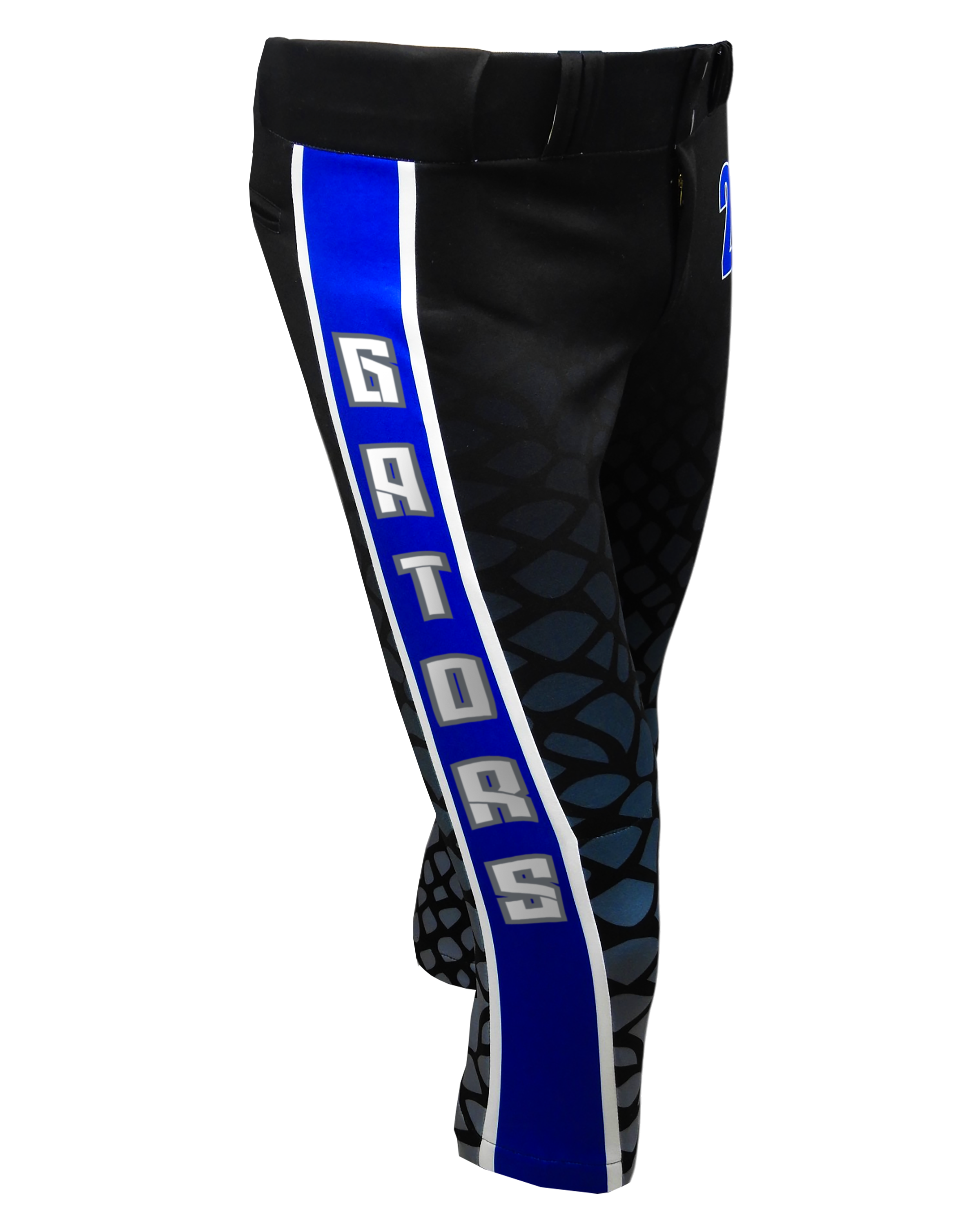 Full Sublimation Tapered Knicker Softball Pants w/ Sublimated Side Panels