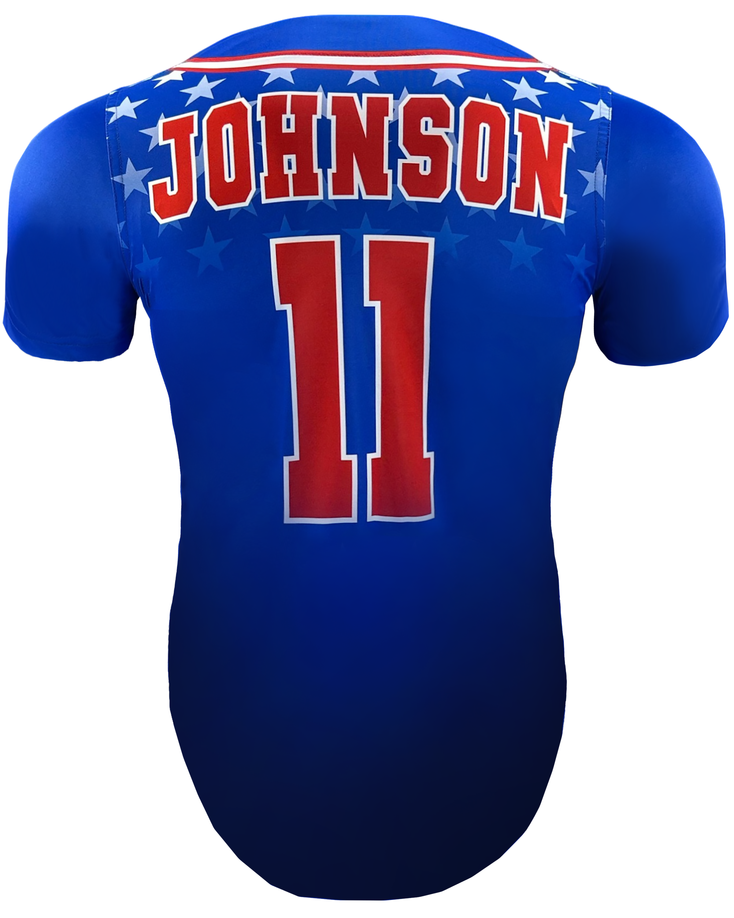 Short Sleeve Faux Full Button Softball Jersey