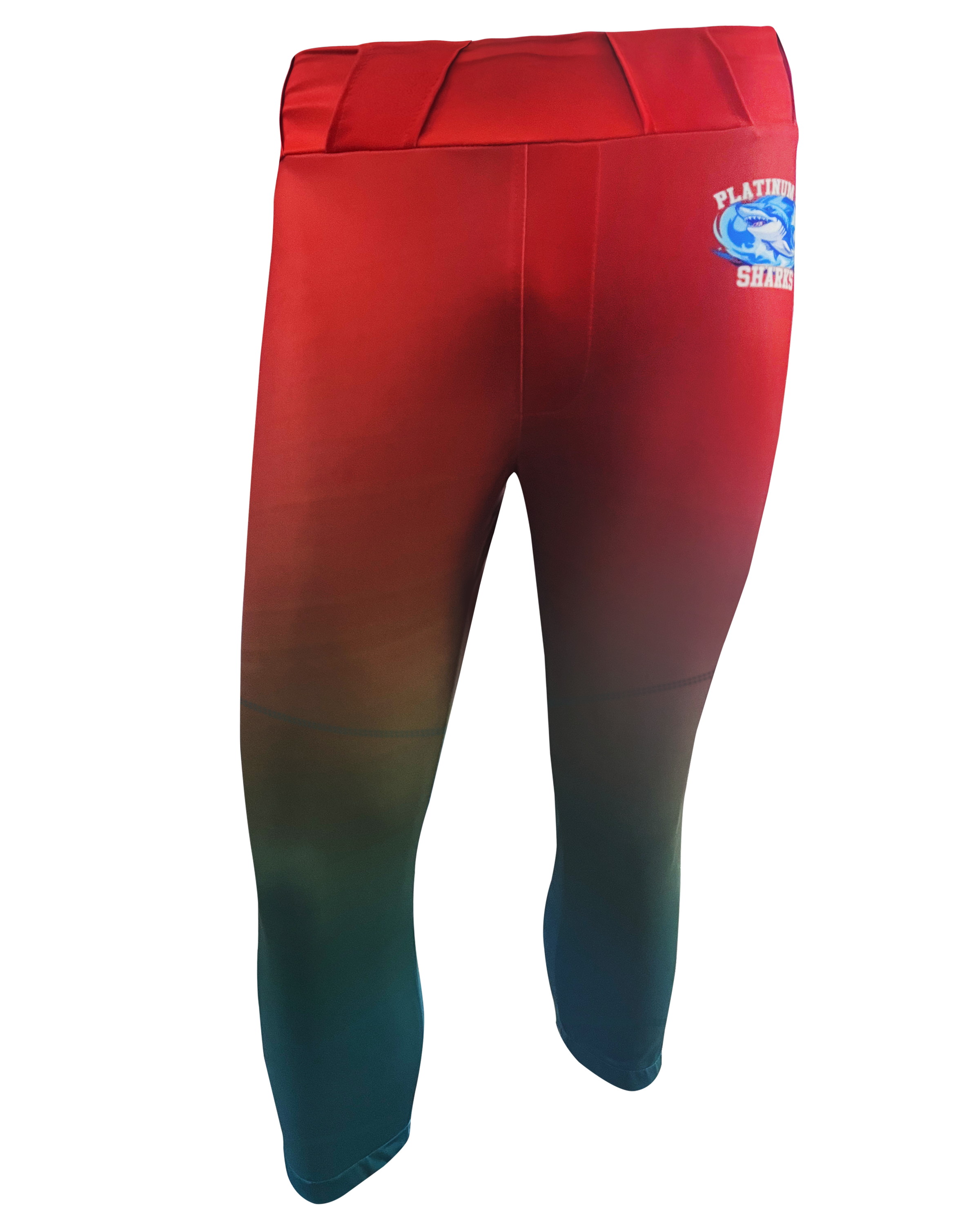 Sublimation No Button Stretch Softball Pants