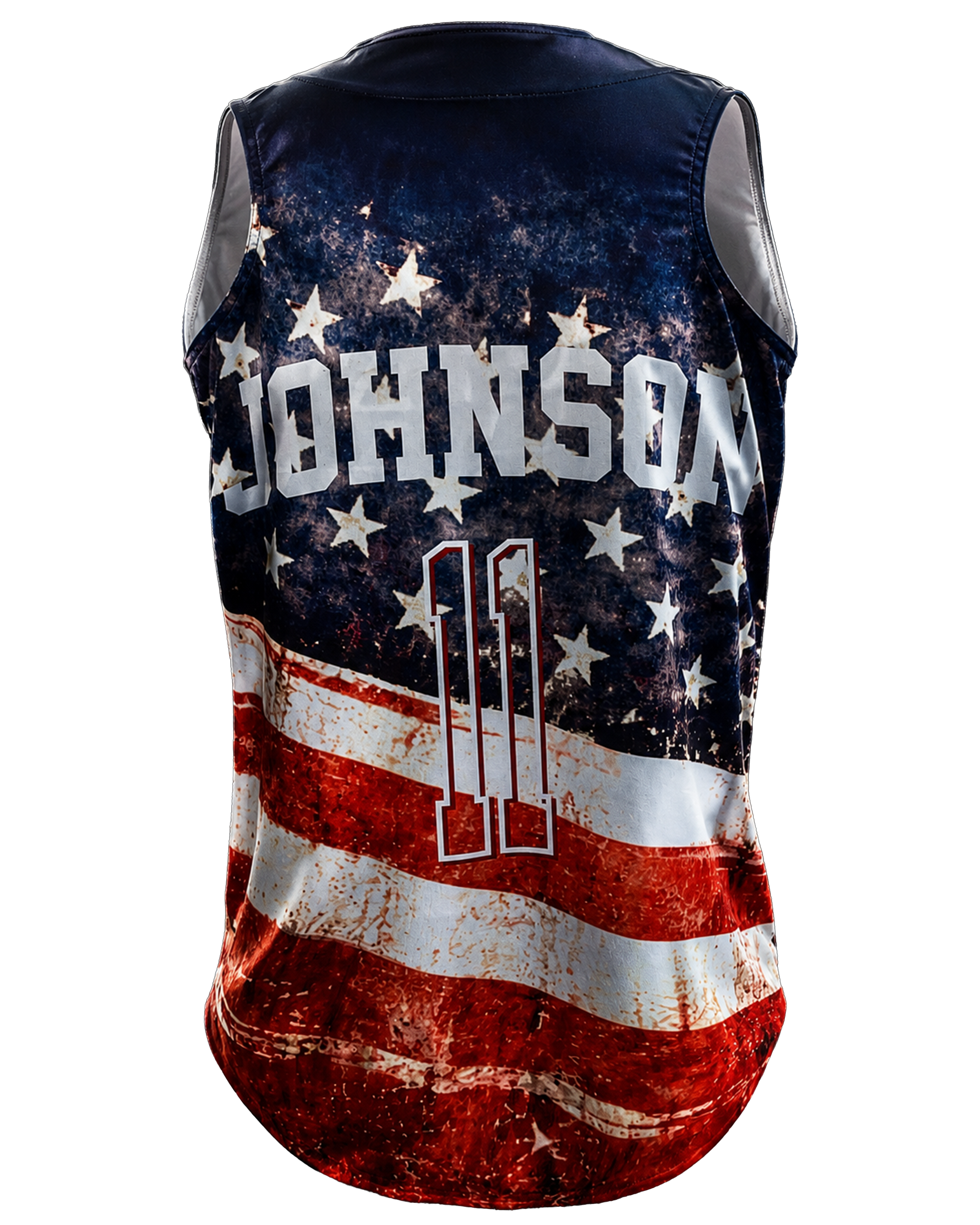 Racerback Faux Full Button Softball Jersey