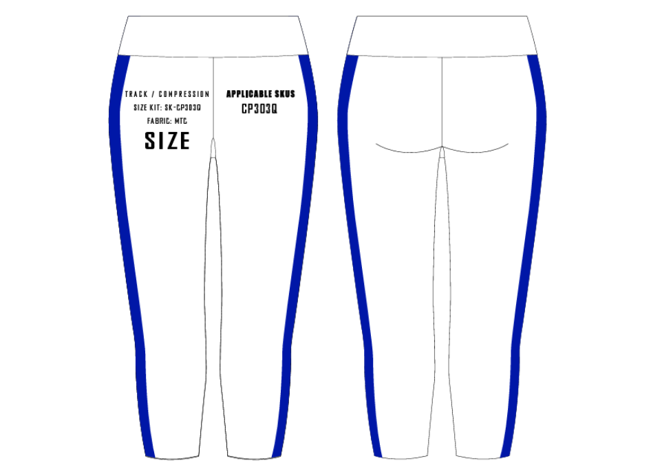 Three-Quarter Compression Pants Size Samples