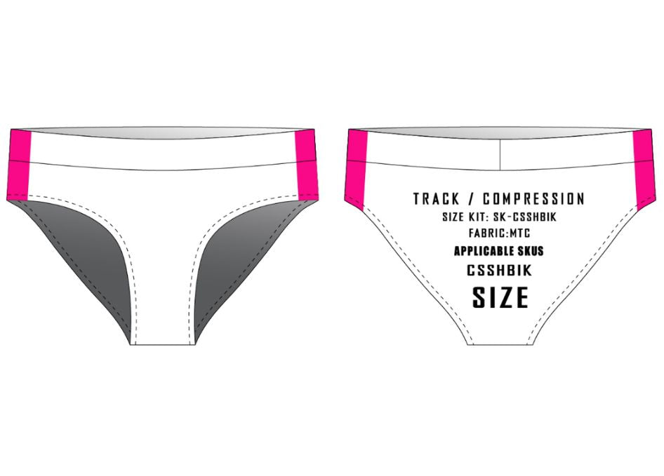 Track Bikini Compression Bottoms Size Samples