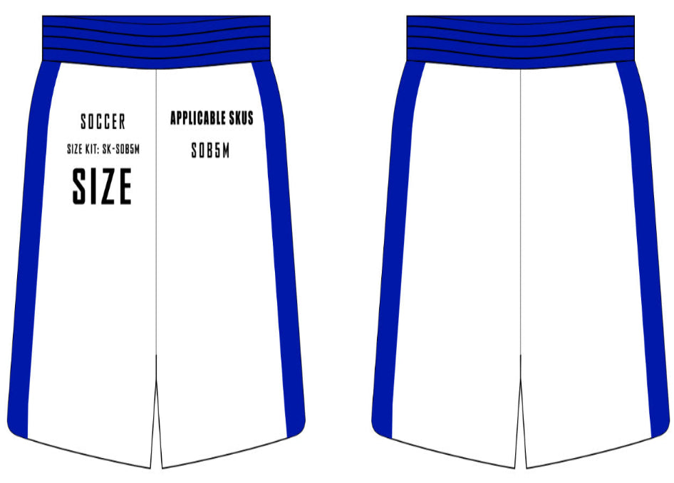 Individual Soccer Shorts 5" Inseam (Male) Size Sample