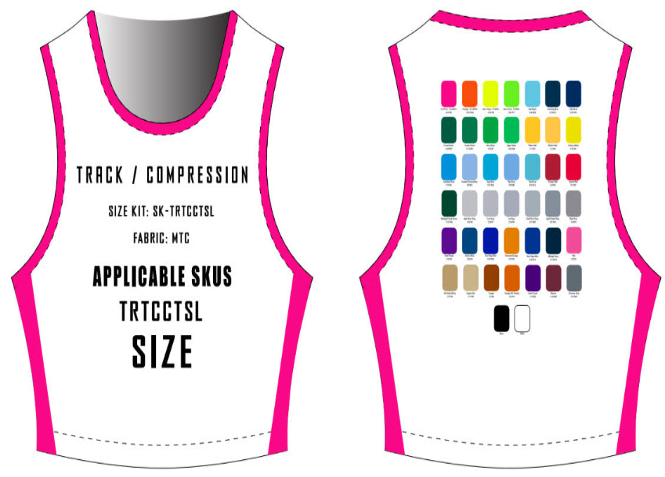Sleeveless Crop Top Compression Size Samples