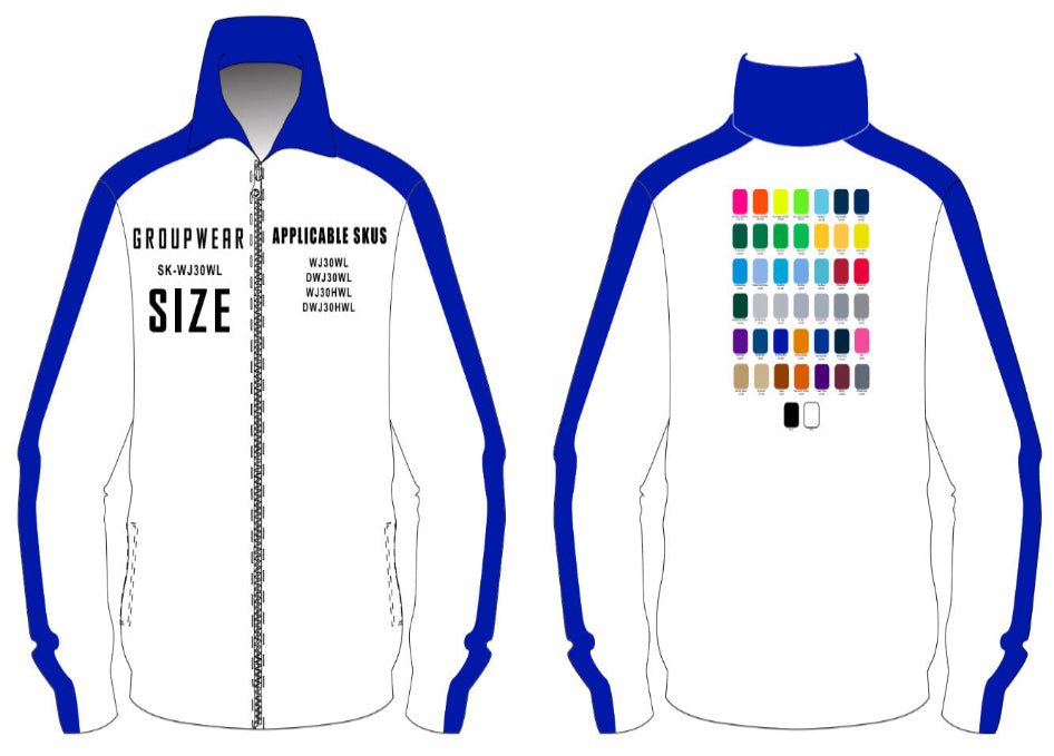 Wind Resist Jacket Size Samples