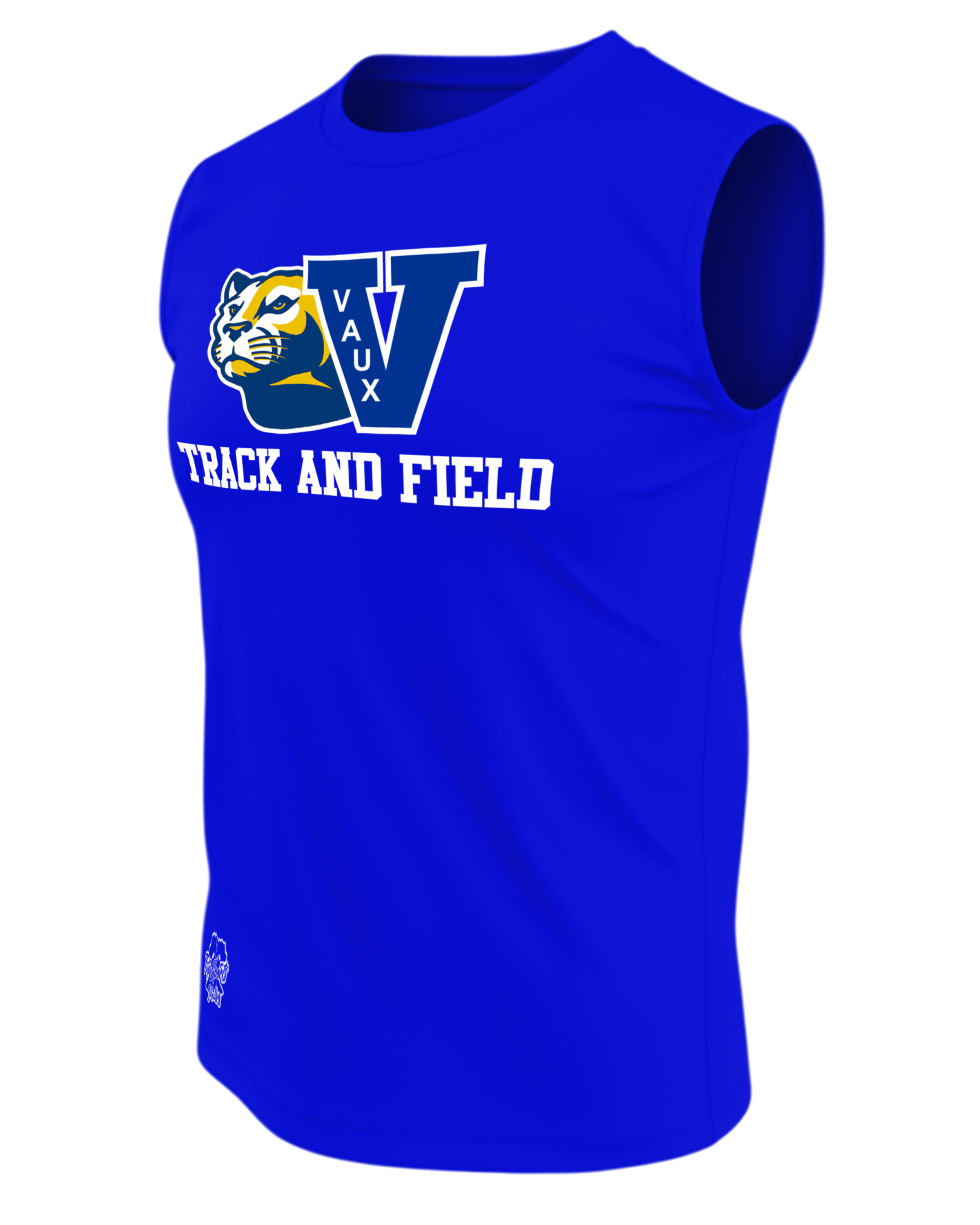 DYED Sleeveless Crew Neck Tee