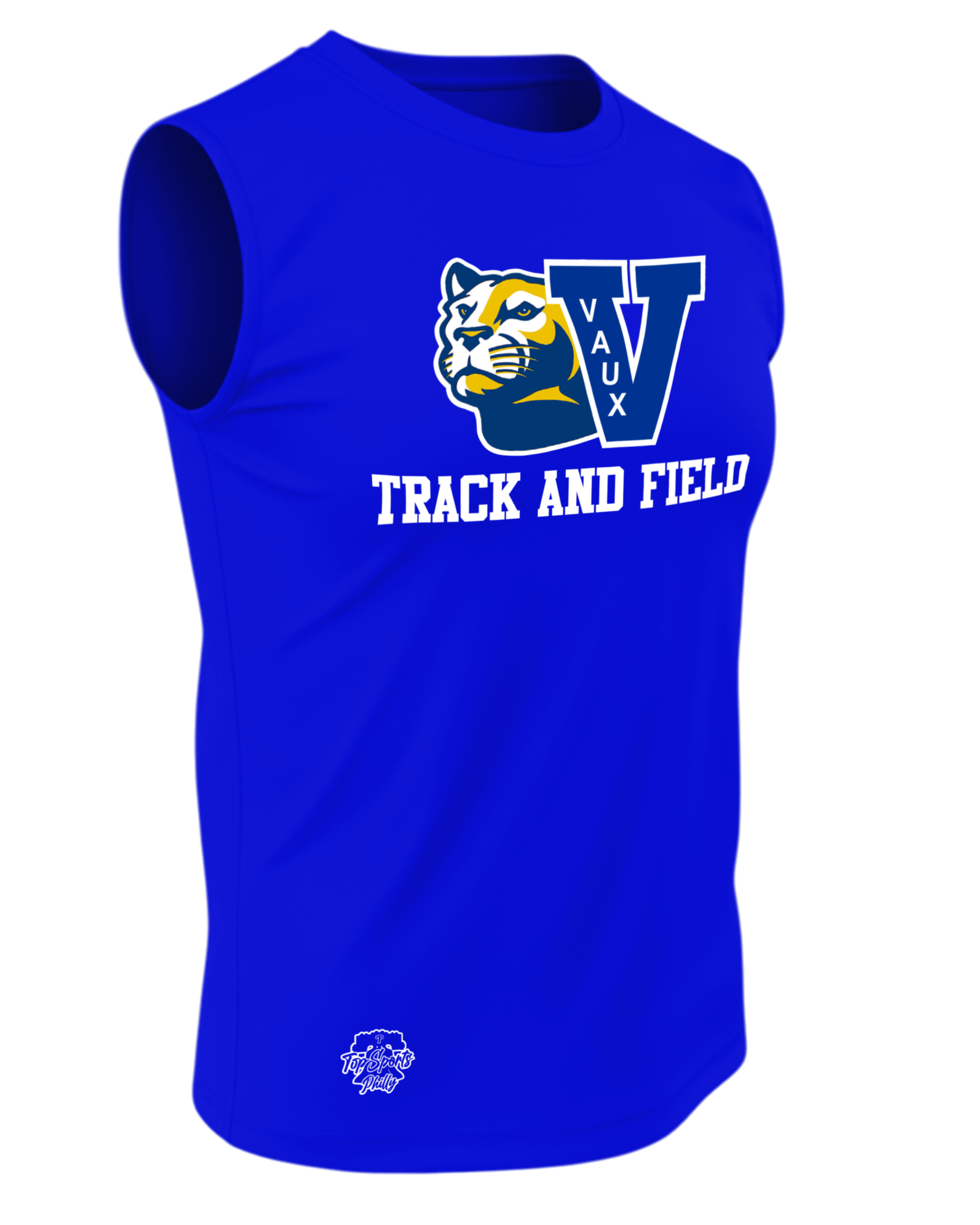 DYED Sleeveless Crew Neck Tee