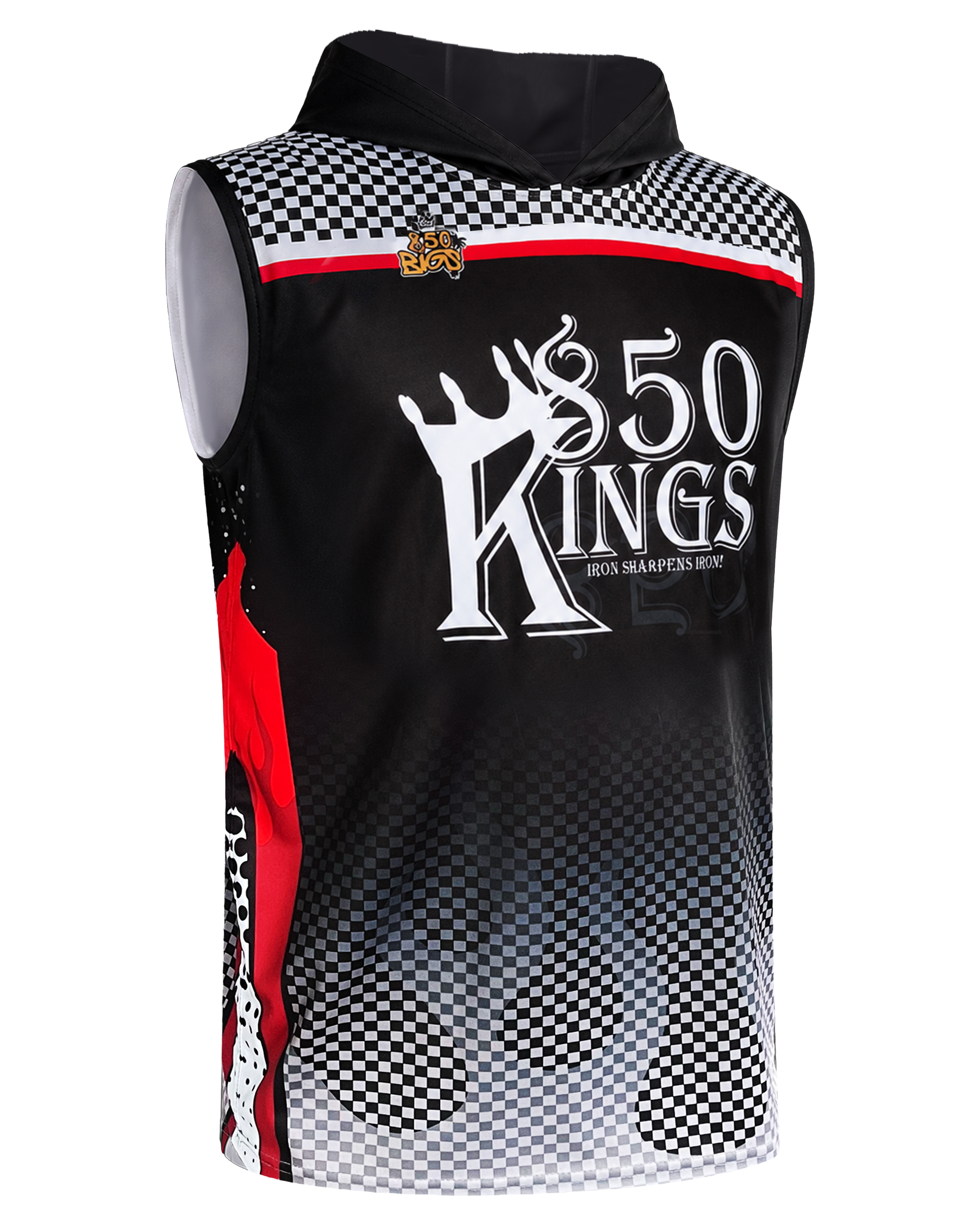 Sleeveless Tee with Hood