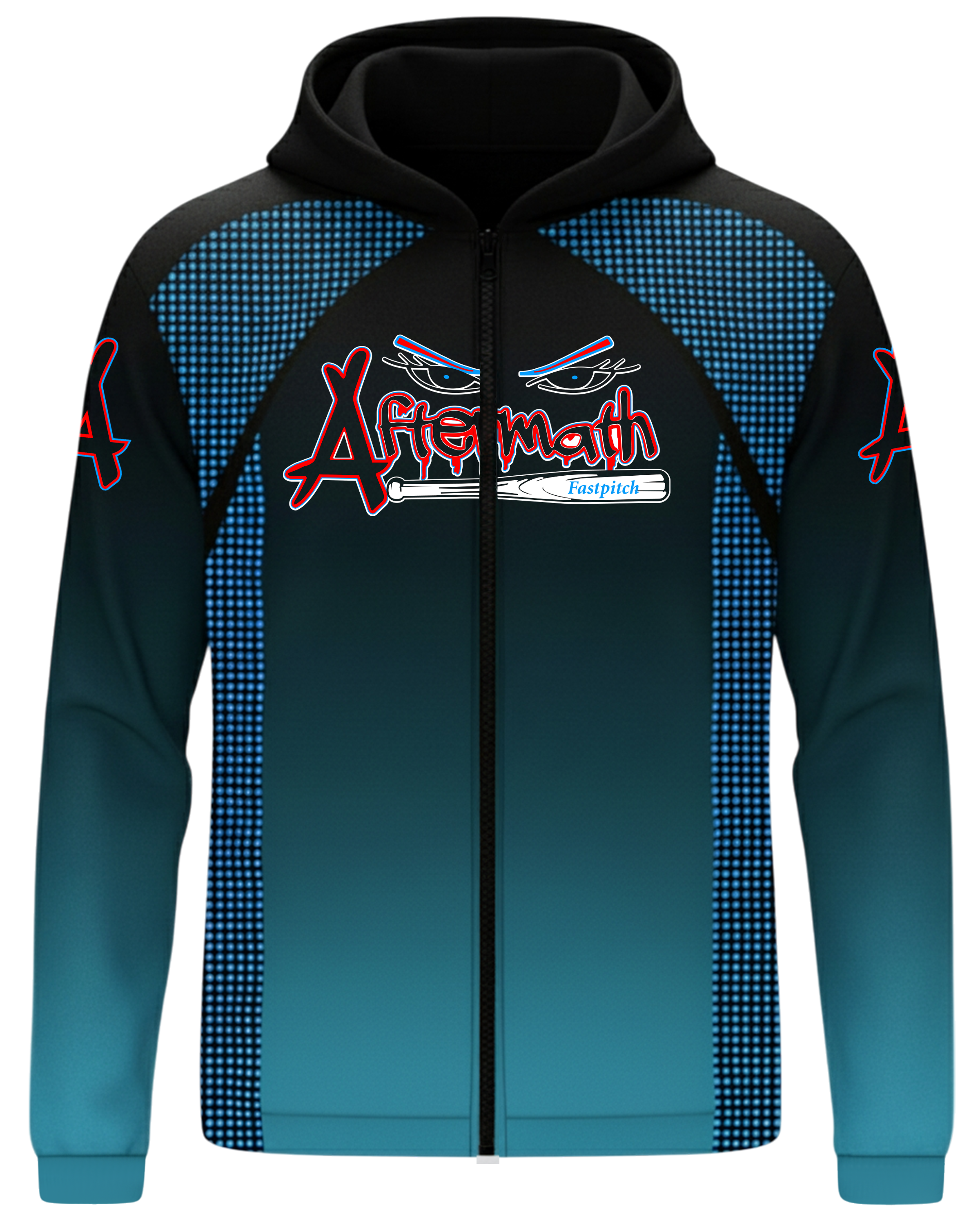 Sublimation Hooded Brushed Jacket