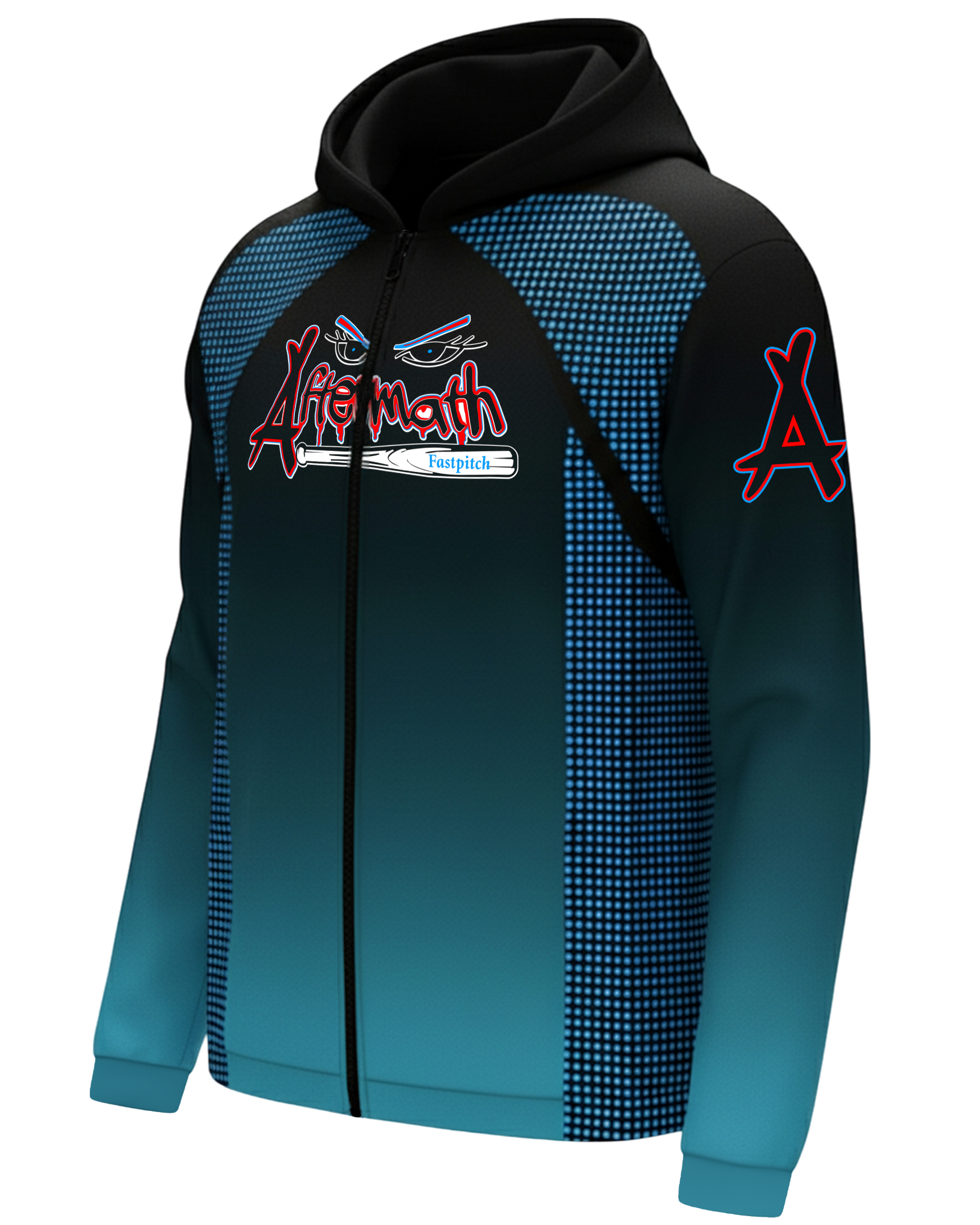 Sublimation Hooded Brushed Jacket