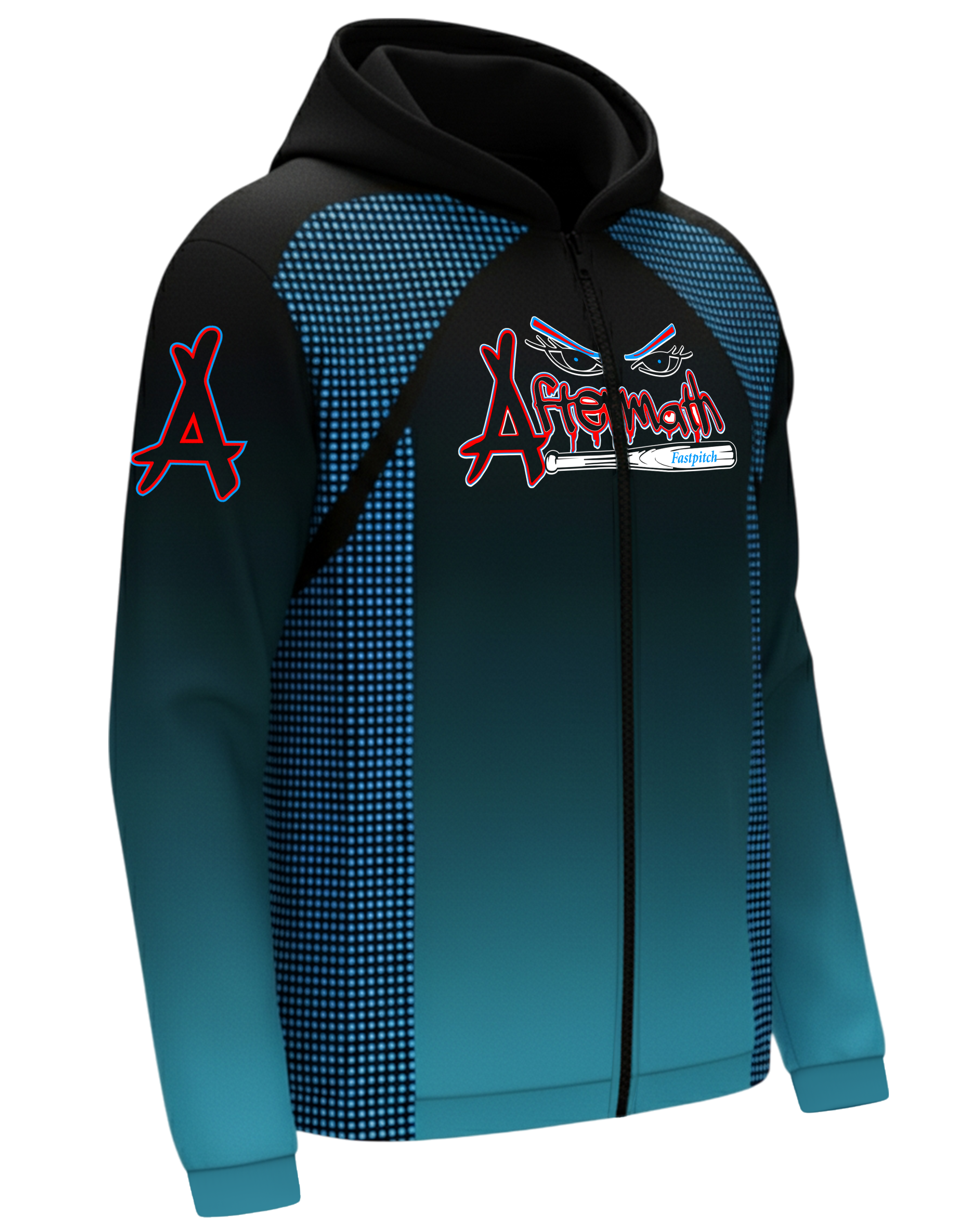 Sublimation Hooded Brushed Jacket