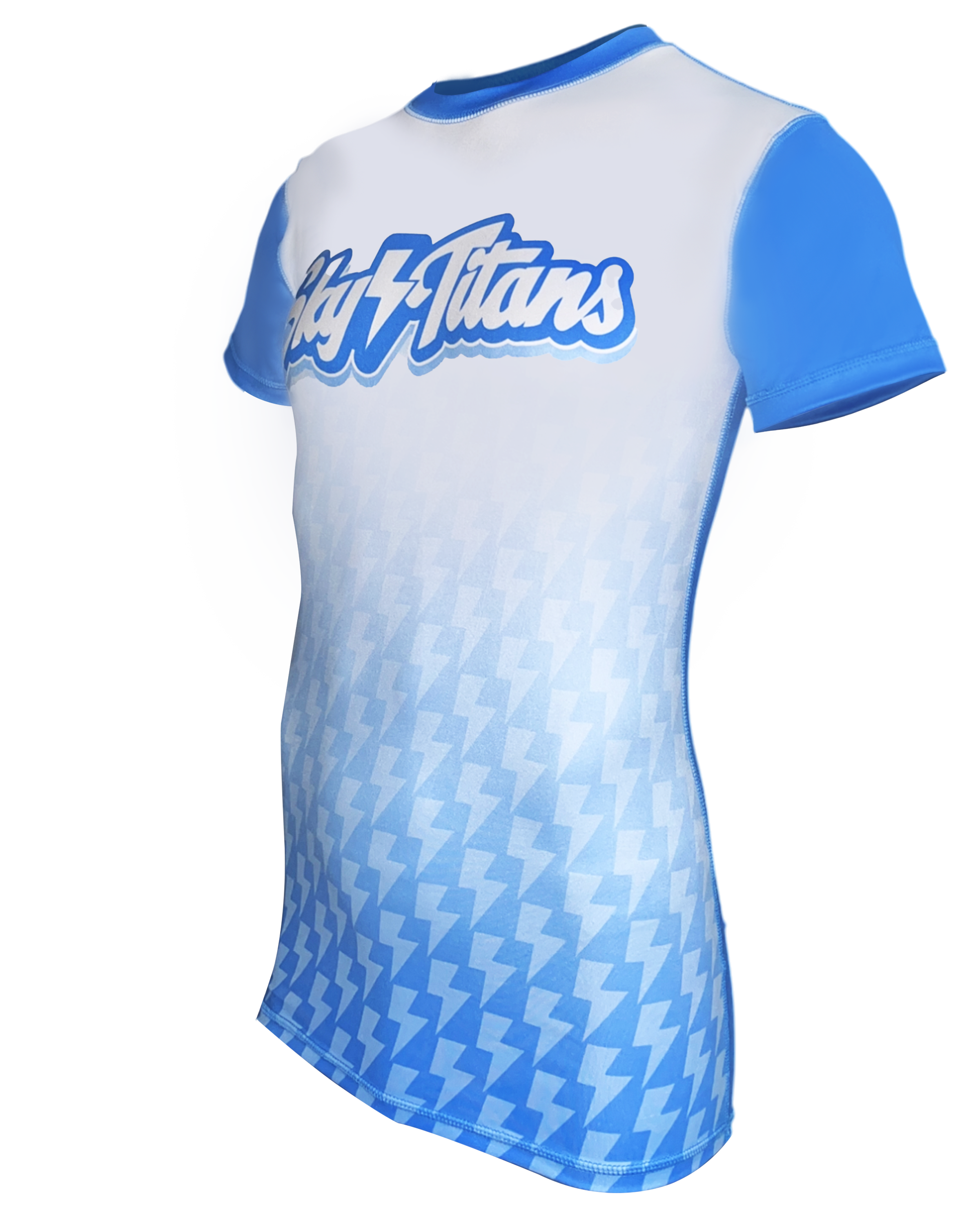 Short Sleeve Compression Flatlock Shirt with Scoop Bottom