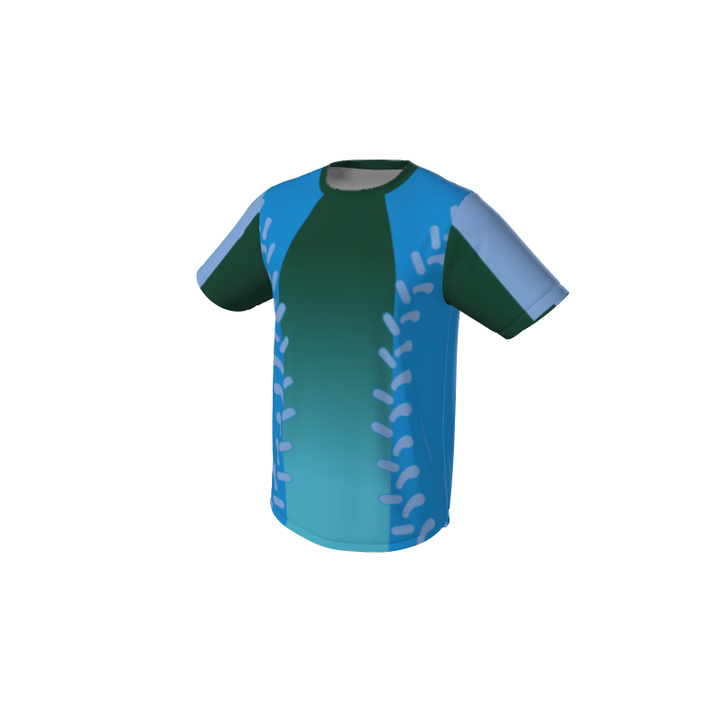 No Button 7864M-4 Single Ply Reversible Short Sleeve Crew Neck Baseball Jersey. (x 10)
