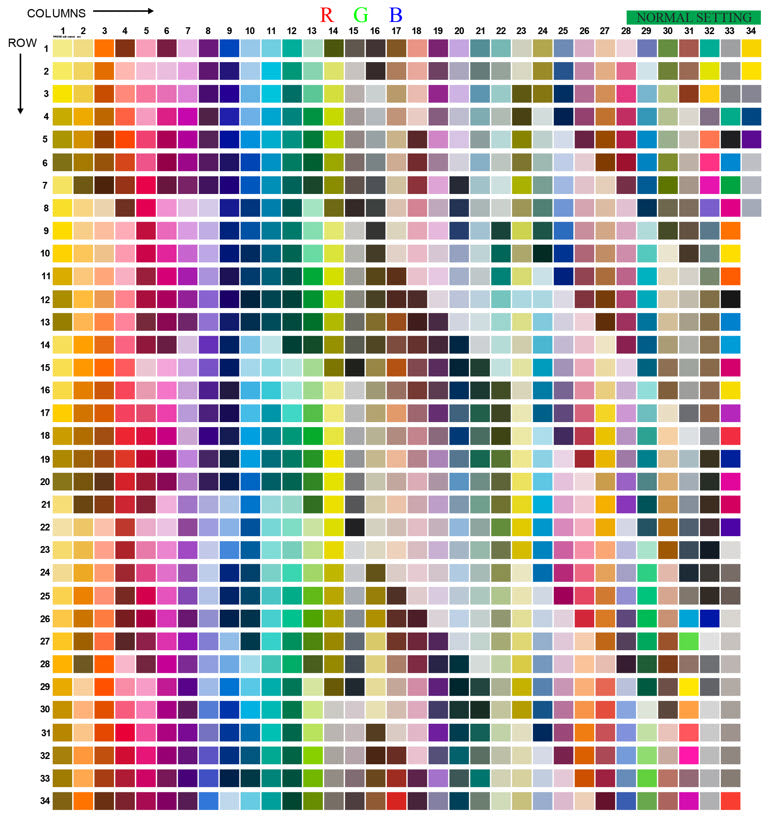 Fabric Color Swatches